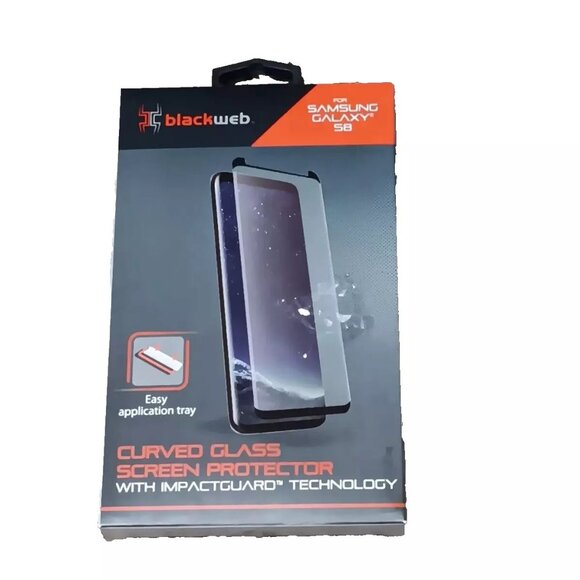 Blackweb Samsung Galaxy S8 screen protector NEW - Picture 1 of 4